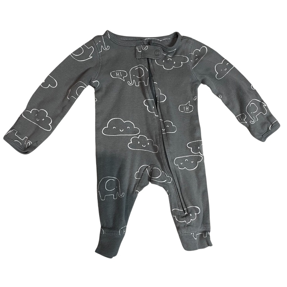 *5/25* Carters Newborn Gray Cloud Bodysuit